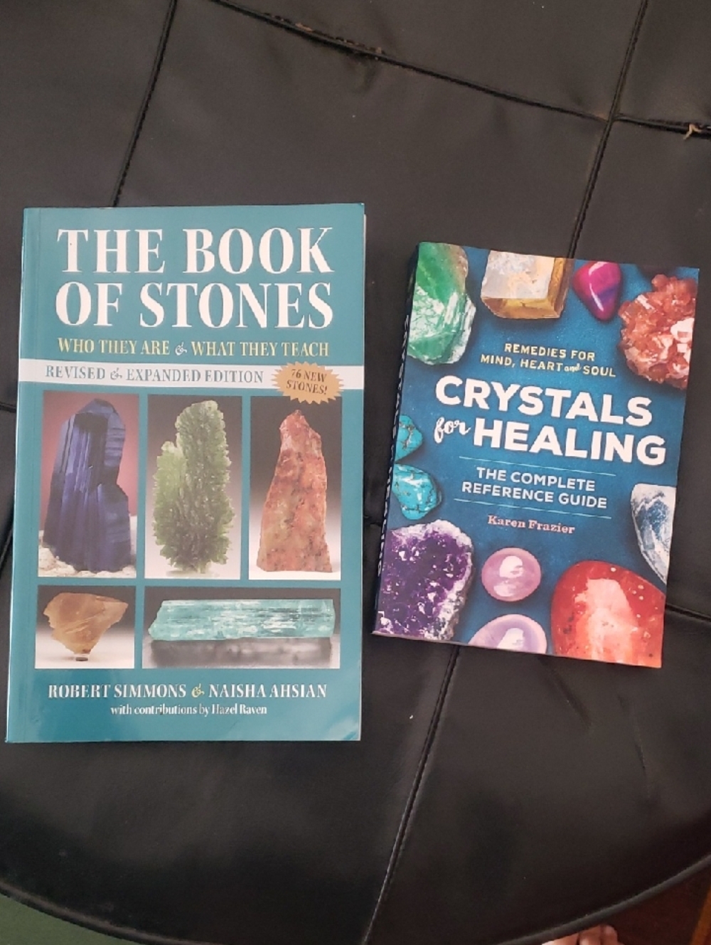 Like new book bundle "The Book of Stones" & "Crystals for Healing"(2)